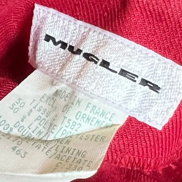MUGLER Halter Lace Vintage Dress size IT42